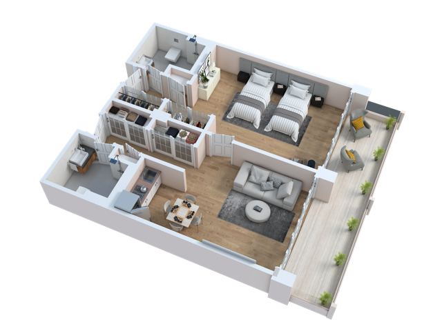 Pebble | One Bedroom Pebble | One Bedroom
